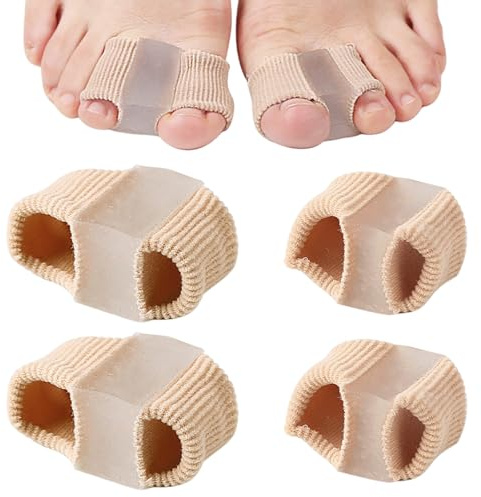 4 Pezzi Separatori per Alluce Valgo per Dita Sovrapposte,Separatore Dita Piede,Divaricatore Alluce Valgo,Correttore per Donna Uomo,Divaricare e Allungare le Dita
