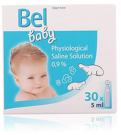 Bel Baby Physiological Saline Solution Ampoules 5 ml - Pack of 30