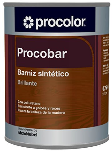 BARNIZ SINTÉTICO PROCOBAR BRILLANTE CAOBA 0,75 L