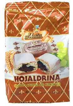 hojaldrina Con Crema De Cacao Mata 400g