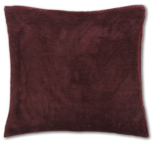 Bestlivings Kissenhülle Kuschel 60x60cm Kissenbezug Dekokissen Auswahl: rotbraun - kastanienbraun, Bezug für Kissen - Sofakissen Zierkissen