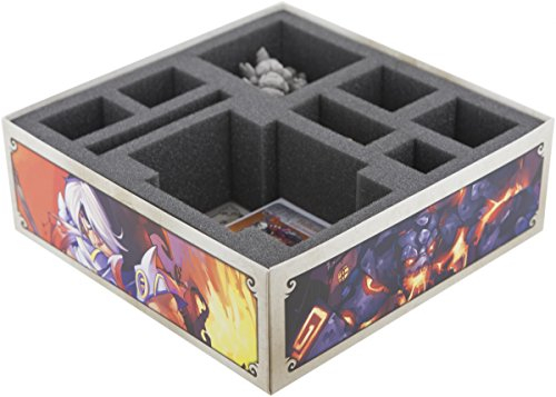 Feldherr Schaumstoff-Set kompatibel mit Arcadia Quest: Whole Lotta Lava Brettspielbox