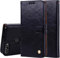 compatibile con HUAWEI P SMART (PSMART) FIG-LX1 FIG-L21 / ENJOY 7S (5.65) Custodia COVER flip libro STAND GEL silicone TPU protezione PORTAFOGLIO ECO PELLE magnetica porta carte (NERO)