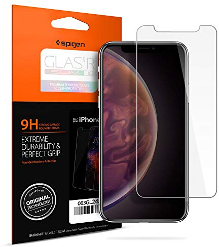 Spigen GLAStR Slim Tempered Glass Screen Protector voor de iPhone Xs/X