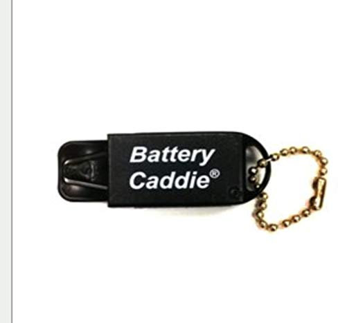 Hearing Aid Battery Caddie Keychain (Black)