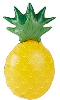 Smiffys Aufblasbare Ananas, Gelb, 59 cm/23 Zoll