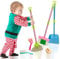 Kidscrafttoys Age 3+ Childrens Cleaning Play Set Mop Dustpan Brush Sweeping Accessories Gift Set