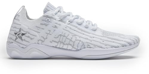 Rebel Athletic Revolt White Cheer Schuh, Weiß, Größe 42