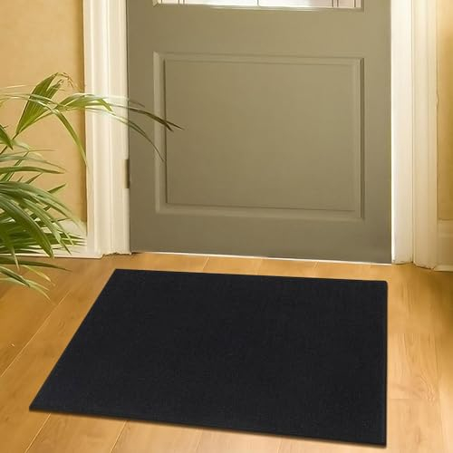 Ottomanson Ottohome Collection - Alfombra de Goma Antideslizante (67 x 90 cm), Color Negro