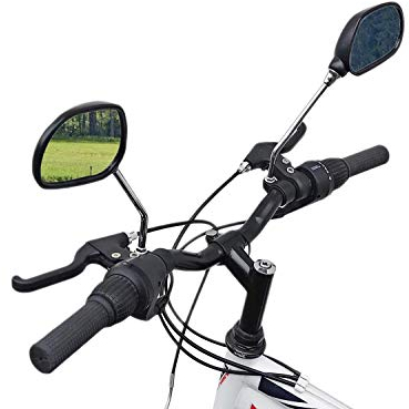 Red Loon Fahrradspiegel für Lenker - rechts & links - Rückspiegel Fahrrad Fahrradrückspiegel E Bike - Lenkerspiegel Fahrrad Spiegel Rückspiegel - 360° drehbar - für Rennrad Mountainbikes usw