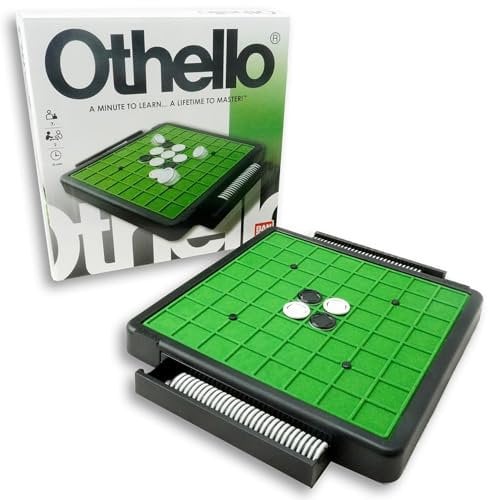 BANDAI - Othello - Klassisches Brettspiel - Strategiespiel und Denksport - 2 Spieler - Spieldauer 15/20 Minuten - Spielzeug für Kinder ab 7 Jahren - MH80052