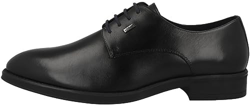 s.Oliver Herren Anzugschuhe aus Leder Oxford, Schwarz (Black), 42 EU