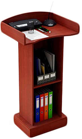 RENLXFI Rednerpult Stehpult Podium Großes Rednerpult Für Kirchen, Professionelle Lehrer Redner/Kanzel Podien, Lese- Oder Laptop-Pult, Für Eröffnungszeremonien (Color : Without Drawer)
