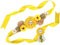 Nishine Ceinture de maternité en forme de marguerite avec badge pour femme enceinte, jaune