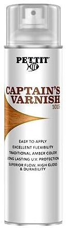 Pettit Marine Paint 1015 Captain's Varnish Amber Aerosol Unit:Each