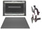 Accessoires Ordinateur Portable pour Dell Vostro 15 3510 3511 3520 0DWRHJ LCD arrière Boîtier Coque Couvercle & Charnières