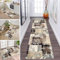 ZDYHMrj Teppich Läufer Flur Abstract rutschfest 40x100cm Korridor Teppichläufer Waschbar Modern Schlafzimmer Wohnzimmer Läufer Teppich Breite 40-120cm
