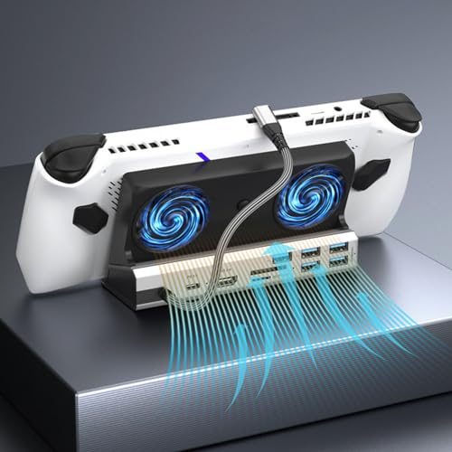 per Steam Deck Docking Station 10 in 1 per Rog Ally Dock con HDMI, Gigabit Ethernet (1000Mbps), Scheda di Memoria, Scheda di Memoria, 2xUSB3.1 Gen1 (5Gbps), 3xUSB2.0, Ricarica PD