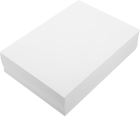 AOKWAWALIY 500 Blatt Drucken von leerem Durchschlagpapier Kopierpapier Druckerpapier Bürobedarf A5-Schreibpapier dickes Druckpapier Multifunktion Karton Bastelpapier Zeichenpapier Kind