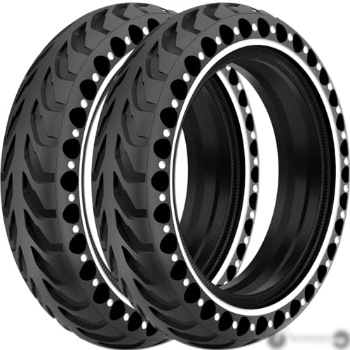 BABEJIA 2PCS Scooter Reifen 50/75-6.1 Tubeless, Werten Sie Ihr Fahrzeug auf mit Reifen 8 1/2 x2, Vollgummireifen 8.5'' Kompatibel mit Soflow SO4/SO3, Xiaomi 3/3 Lite/M365/Pro 2, Hiboy S2