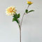GeRRiT Künstliche Dahlien für Dekorationen, realistische Haptik, Rosa, Hochzeitsblumen, Arrangement, Kunst, weiße Silikon-Dahlie, gelbe Dahlie, 1 Stück