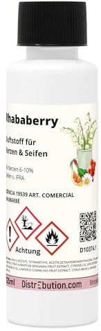 DistrEbution Rhababerry Duftstoff 125ml Duftöl für Kerzen und Seifen