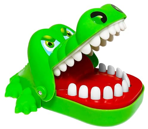 Cuackamily Spielzeug Krokodil Zähne, Krokodil Spiel, Klein Croco Doc Spiel Action Geschicklichkeit Spiel für Familienspiel Partyspiel, Kinder Erwachsene Geschenk