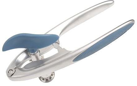 Wiltshire Colour Rush Can Opener, Chrome Plated, Anti-Slip Comfortable Soft Grip Ergonomic Easy Turn Handle, Robust Manual Tin Opener, Heavy Duty, Sharp Cutting Blades, Strong, Blue, 15.5x4.5x6.2cm