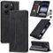 Jasonyu Funda para Xiaomi Redmi Note 14 5G,Cuero PU Carcasa,Tipo Libro Flip Case con Tarjetas y Cartera,Soporte Plegable,Cierre magnético,Capa (Negro)