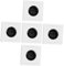 HOMOCONO Cable Outlet Cover Plate Hole Wall Plate Cable Pass Through Wire Cover for Wall Mount Tv