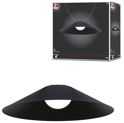 Paulmann 94615 ULine LED Pendelleuchte Cone 350mm 12W Schwarz