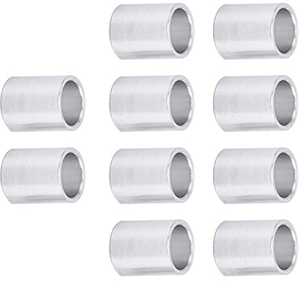 10 Mm Runder Aluminium-Abstandshalter, Abstandshalter ohne Gewinde, Abstandshalter aus Aluminiumlegierung für Strukturelle Unterstützung, Kann Abstand für Bolzen Hinzufügen, mit