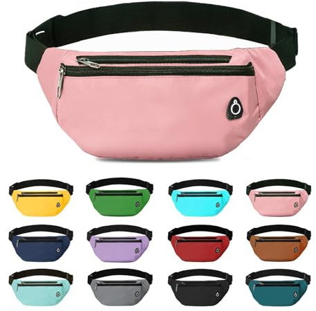 Rosoz Marsupio, Tasca Marsupio Uomo Durabile Sport All’Aperto Marsupio Donna Marsupio Regalo Uomo Grande Escursionismo Campeggio Bicicletta