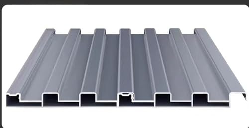 4 graue Aluminium-Dachverkleidungsplatten for Gartenhäuser und Pavillons – isolierend, leicht und langlebig(200cm 4PCS)
