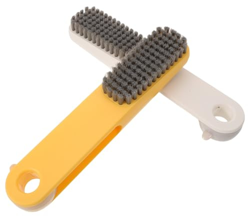 FOMIYES 2 Stück Ergonomische Peeling Fußfeilen für Dusche Hornhaut mit Wasserfesten Breiten Pads Tragbares Fußpflegegerät für Weiche Glatte Füße