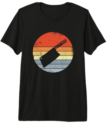 Dessin d'un Hachoir Amateur de Steaks T-Shirt Haut de Gamme