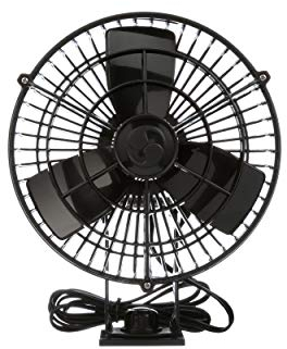 SEEKR by Caframo Kona™ Marine Ventilator mit wasserdichtem Motor. Schutzklasse IP55 gegen Staub und Spritzwasser. Inklusive 2 m 24V Anzünderstecker. Schwarz. Hergestellt in Kanada.