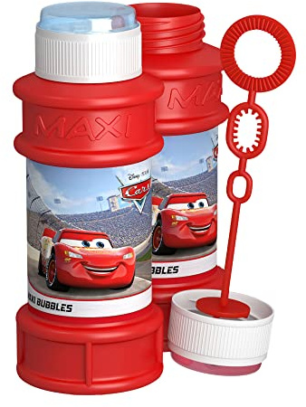 DULCOP - Bubble Cars - Seifenblasen - 175 ml - 047026B - Rot - Kunststoff - Offizielle Lizenz - Kinderspielzeug - Outdoor-Spiel - Ab 3 Jahren