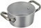 Agnelli Auflaufform aus Aluminium mit 2 Edelstahlgriffen 14 cm