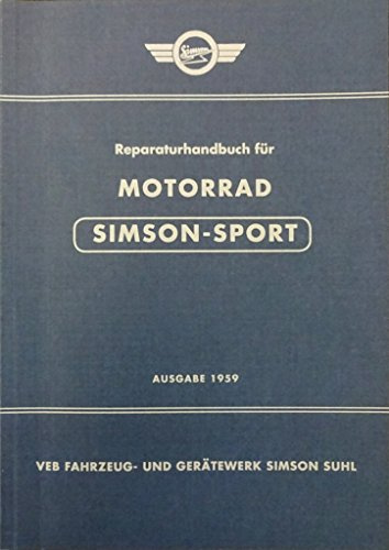 Reparatuhandbuch MOTORRAD SIMSON - SPORT AWO 425 S