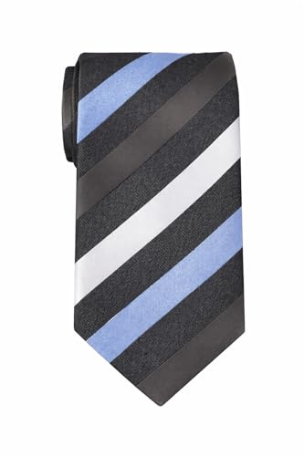 Remo Sartori Krawatte Herren – 100% Jacquard-Seide, Handgefertigt in Italien, Elegantes Microfantasie-Muster, Braun