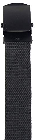 MFH Gürtel mit Metallschloß Koppel Stoffgürtel Länge bis 130 cm verstellbar Breite: 3 cm viele Farben (Oliv)
