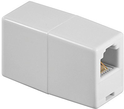 Adaptateur téléphonique RJ12 6 pôles 6 contacts Pin to Pin F/F