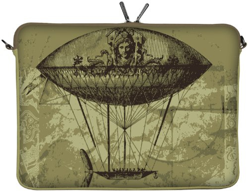 DIGITTRADE LS119-15 - Funda protectora estuche antihumedad de neopreno para portátil 15.6 pulgadas, 39.6 cm, color Airship 119