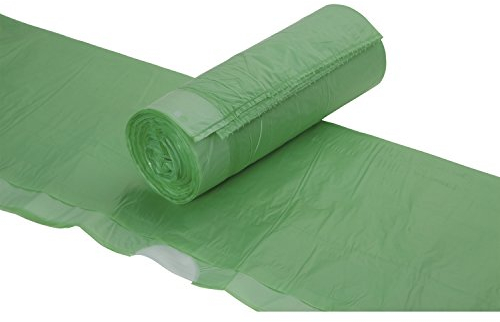 Müllsäcke mit Zugband DEISS grün, 60 L, 1 Rolle=20 Stück