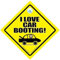 I Love Auto, Kofferraum Verwendung von Auto, Boot, Fair Witziges Schild, Aufkleber, Tailgater Auto-Baby an Bord Autoaufkleber, Zeichen, Auto Aufkleber Baby on Board -Schild Stil, aus robustem Aus robustem, Carboots, Fair, Einzelverkauf Kofferraum