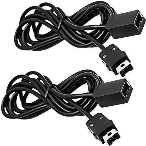 Câble D'extension Compatibilité avec Nintendo NES Classic Mini Manette de Jeu, SENHAI Lot de 2 10 Pied / 3m Câble Allongé Extensible pour Wii Remote et WII Nunchuck Joystick