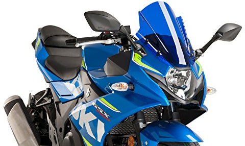Puig 9722A Z-Racing Scheibe optimierte Aerodynamik, Blau
