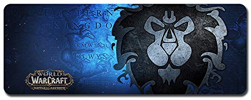 World of Warcraft großes Mauspad - wasserdicht und rutschfest (111, 900 * 400 * 3MM/35.5 * 15.7 * 0.12inch)