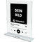 MusicPrinted Personalisiertes Song Cover aus 3mm Acrylglas mit eigenem Bild und Wunschtext | Geschenkidee für Muttertag, Vatertag, Geburtstag, Valentinstag, Weihnachten | Spotify Bild Geschenk